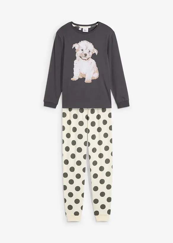 Pyjamas i 100% økologisk bomull (2-delt sett), bonprix