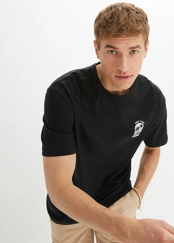 T-skjorte av økologisk bomull, Loose Fit, bonprix