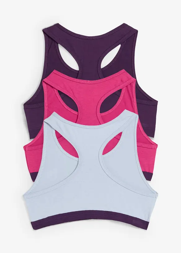 BH-topp med myk bomull (5-pack), bonprix