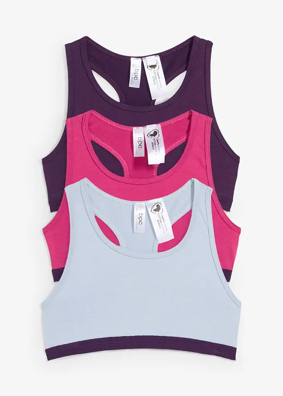 BH-topp med myk bomull (5-pack), bonprix