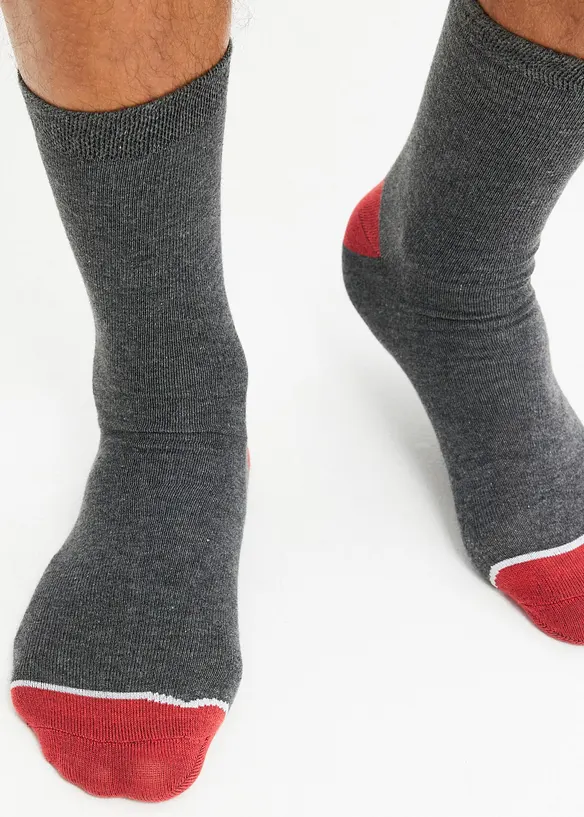 Sokker (5-pack) med økologisk bomull, bonprix
