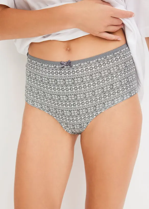 Maxitruse med økologisk bomull (4-pack), bonprix