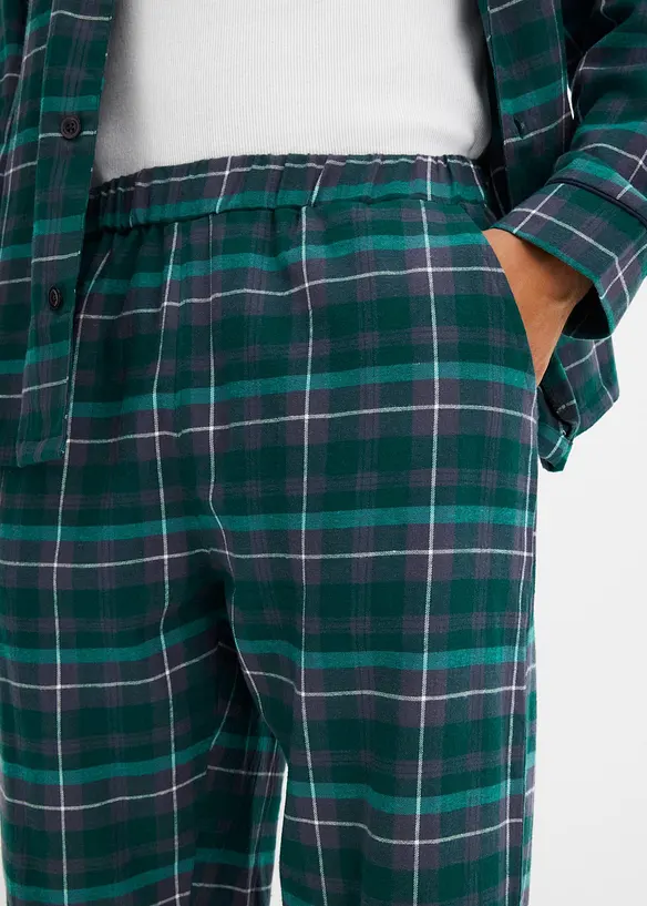 Pyjamas i myk flanell, bonprix