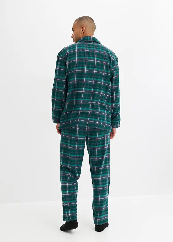 Pyjamas i myk flanell, bonprix