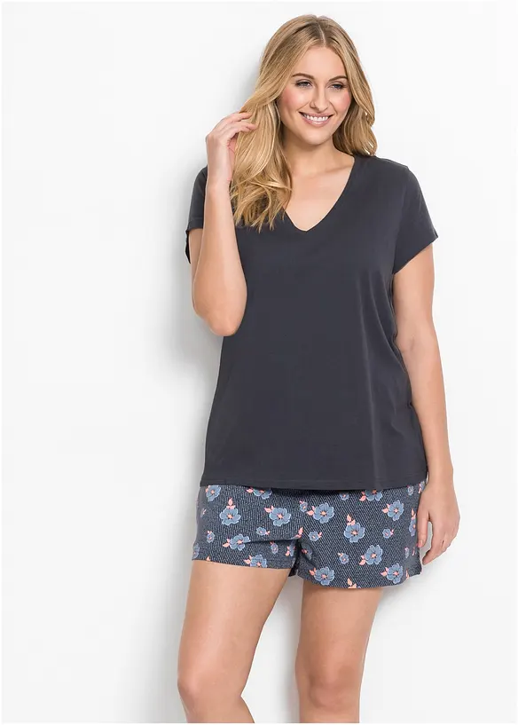 Pyjamas i 100% bomull, bonprix
