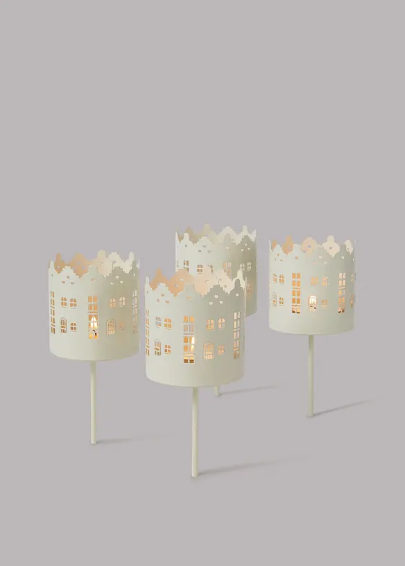 Lysestaker for adventskrans (4-pack), bonprix