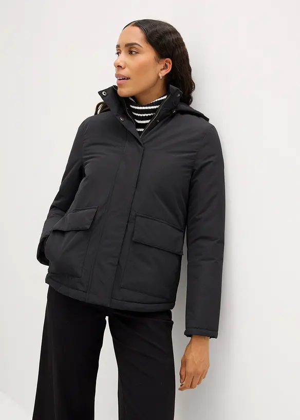 Vinterjakke med påsatte lommer, bonprix