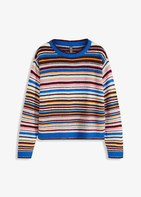 Genser med stripemønster, bonprix