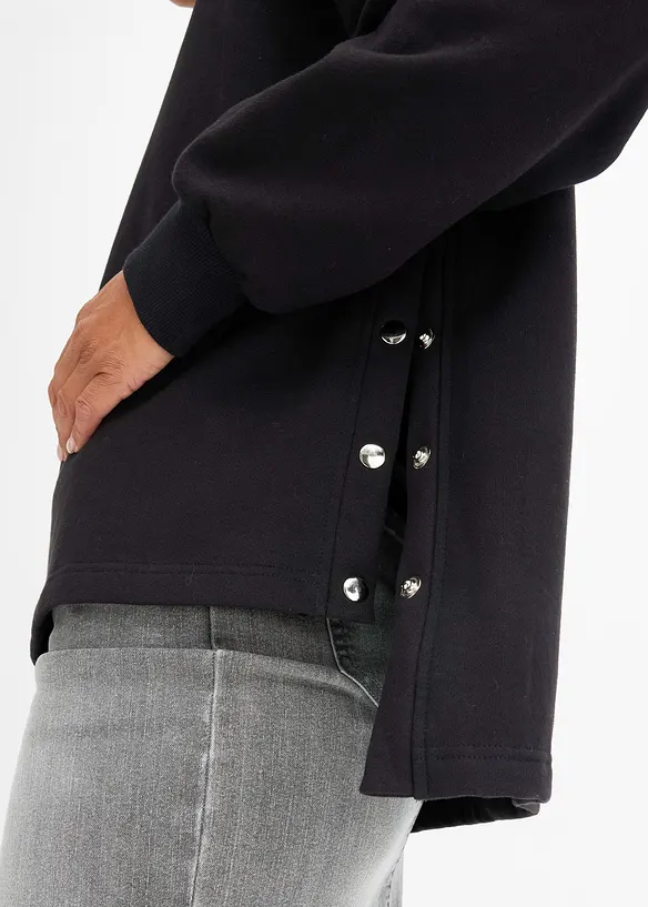 Oversized sweatshirt i ren økologisk bomull, bonprix