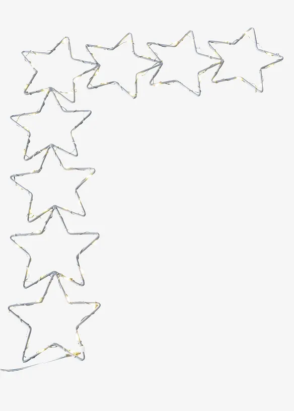LED-dekorasjon med stjerner for dørkarmen, bonprix