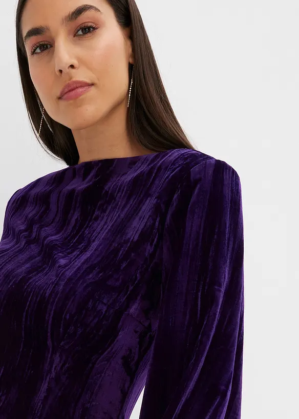 Minikjole i fl&oslash;yel, bonprix