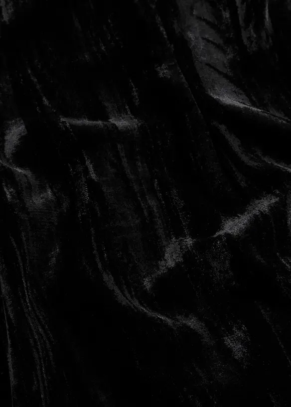 Minikjole i fløyel, bonprix