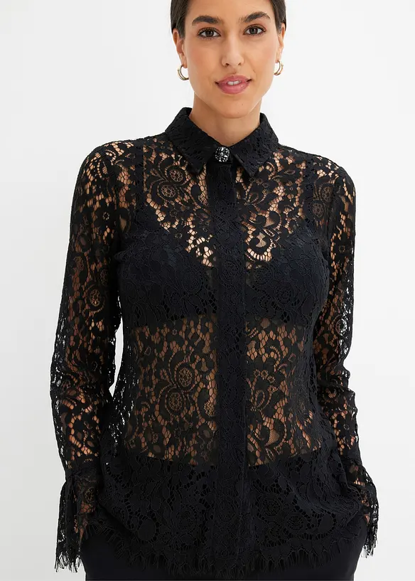 Bluse av blonde, bonprix
