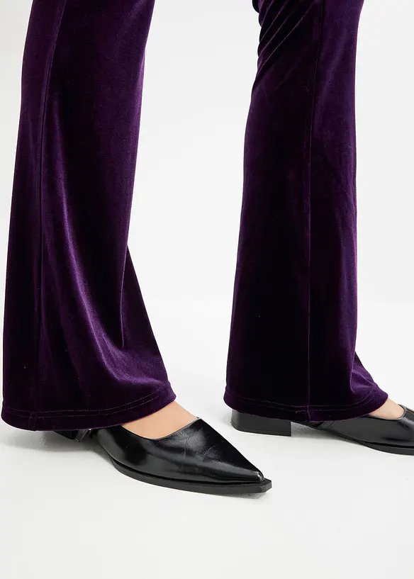 Leggings i myk fl&oslash;yel, bonprix