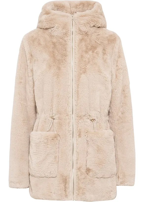 Casual fuskepelsjakke, bonprix