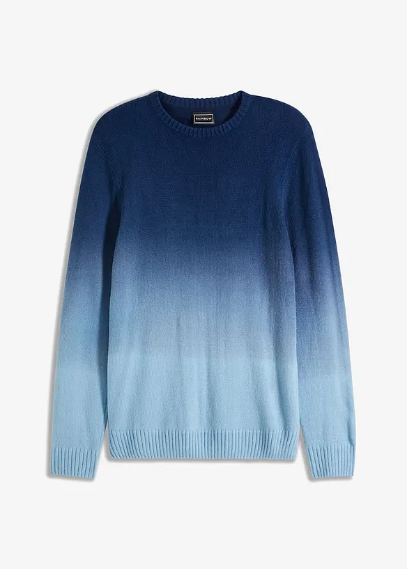 Genser i finstrikk med fargegradering, bonprix
