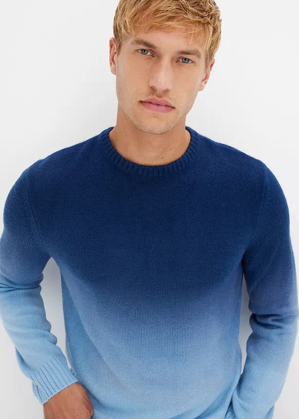 Genser i finstrikk med fargegradering, bonprix