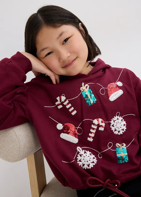 Sweatshirt av økologisk bomull for barn, bonprix