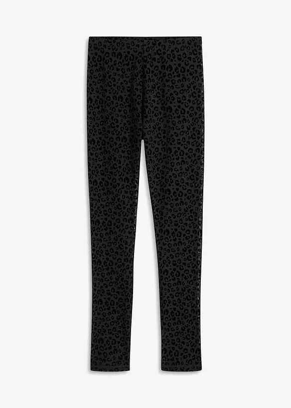 Leggings med fløyelsmønster, bonprix