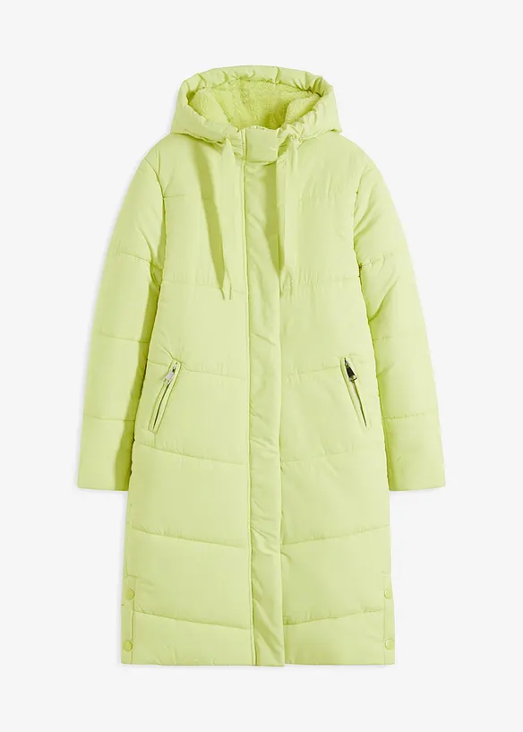 Vattert k&aring;pe med teddyf&ocirc;r i hetten, bonprix