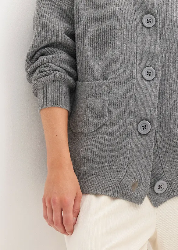 Oversized strikkejakke, bonprix