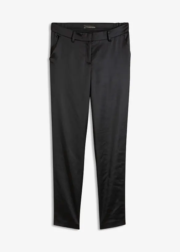 Dressbukse i fin sateng, bonprix