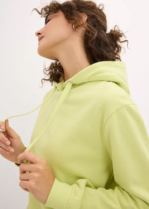 Hettegenser i myk frott&eacute;, bonprix