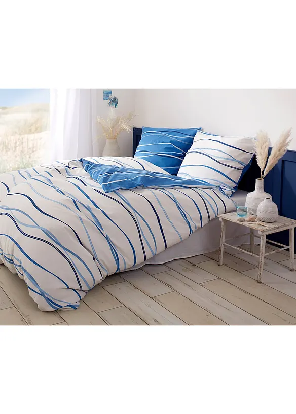 Sengesett med bølgemønster, bonprix