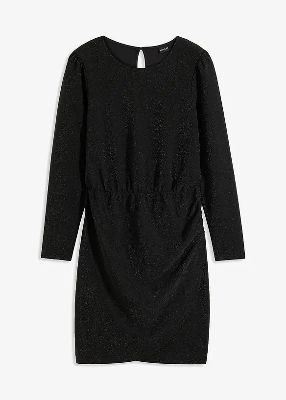 Jerseykjole med glitter, bonprix