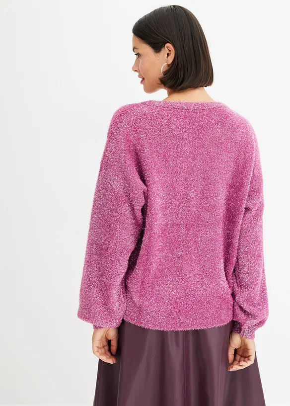 Genser med glittereffekt, bonprix