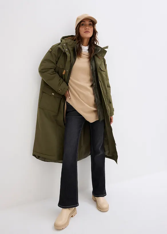 Vinterk&aring;pe i 2-i-1-stil, bonprix