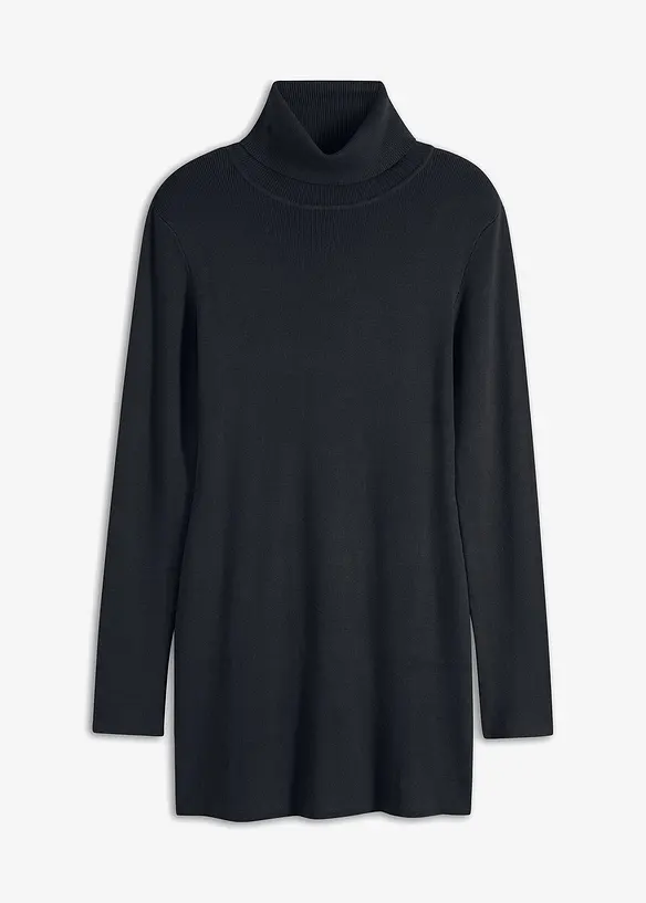 Kort strikket kjole, bonprix