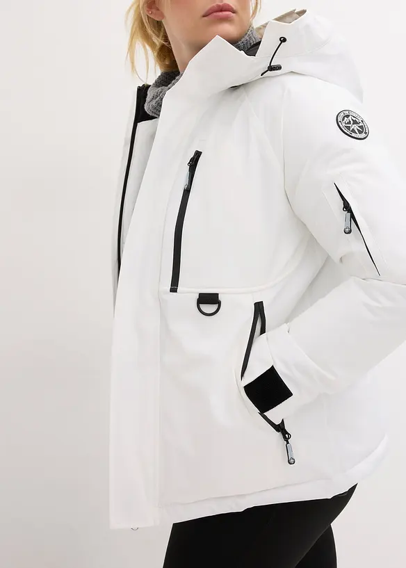 Skijakke i vanntett materiale med sn&oslash;fanger, bonprix