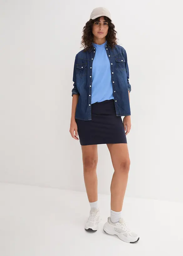 T-skjorte i myk viskose, bonprix