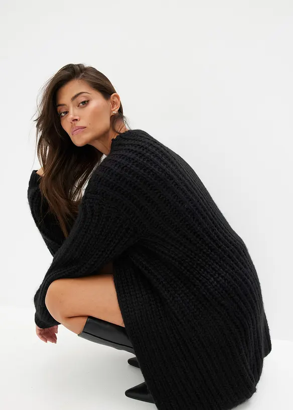Grovstrikket cardigan, bonprix