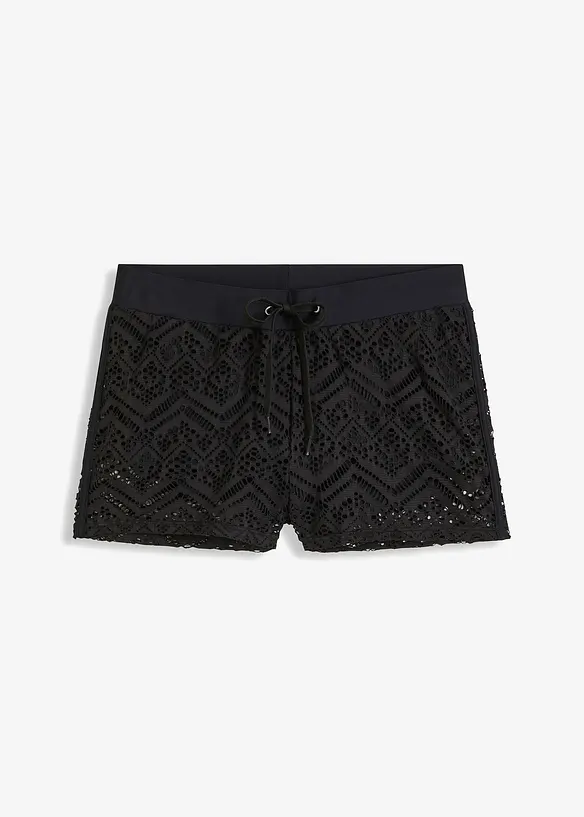 Badeshorts med blonder, bonprix