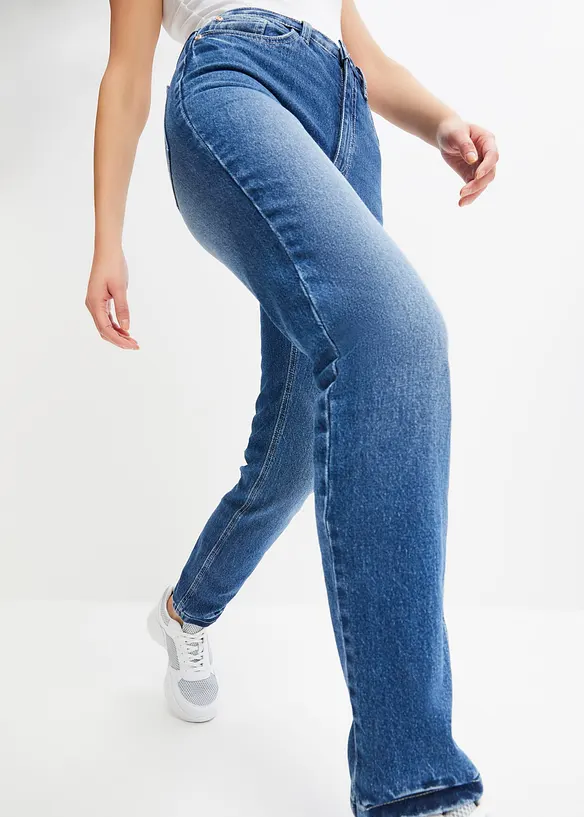 Straight-jeans High Waist, Low Stretch, bonprix