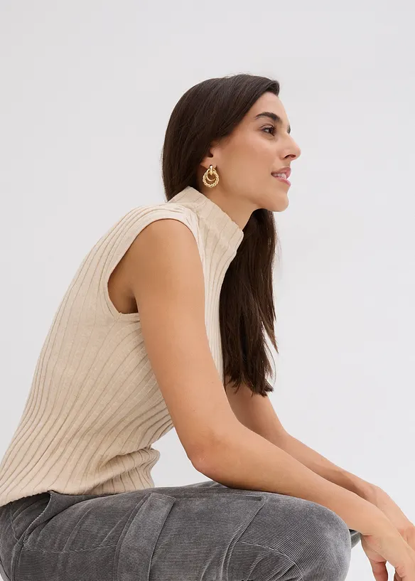 Slip on-bukse i cordfløyel, bonprix