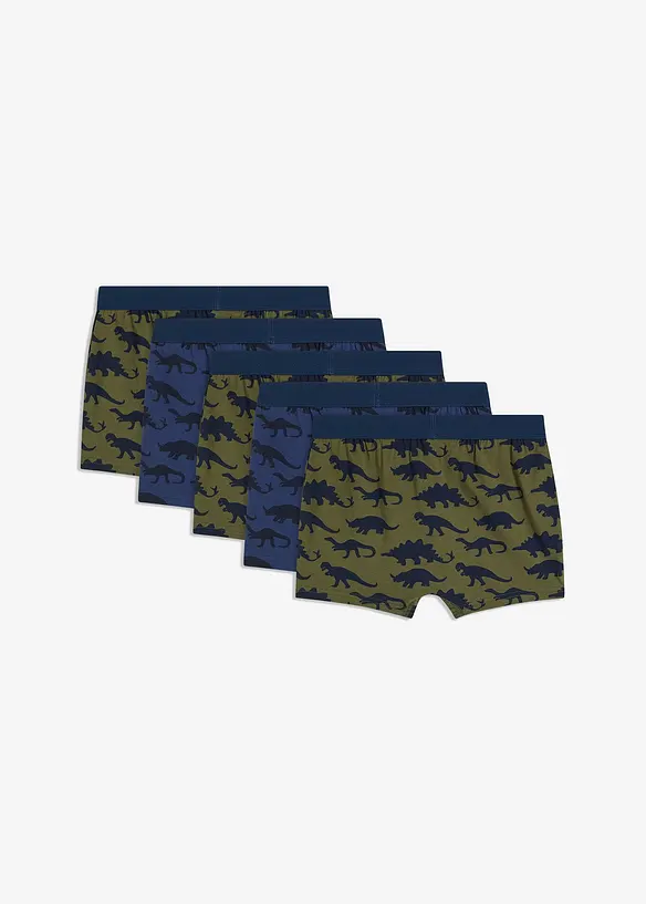Boksershorts med myk bomull (5-pack), bonprix