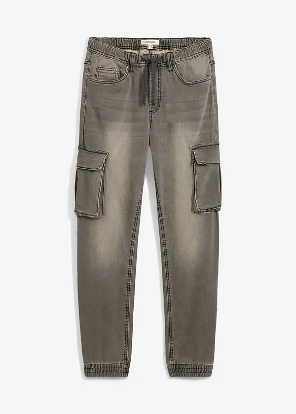 Slim Fit pull-on sweatjeans, Straight, bonprix