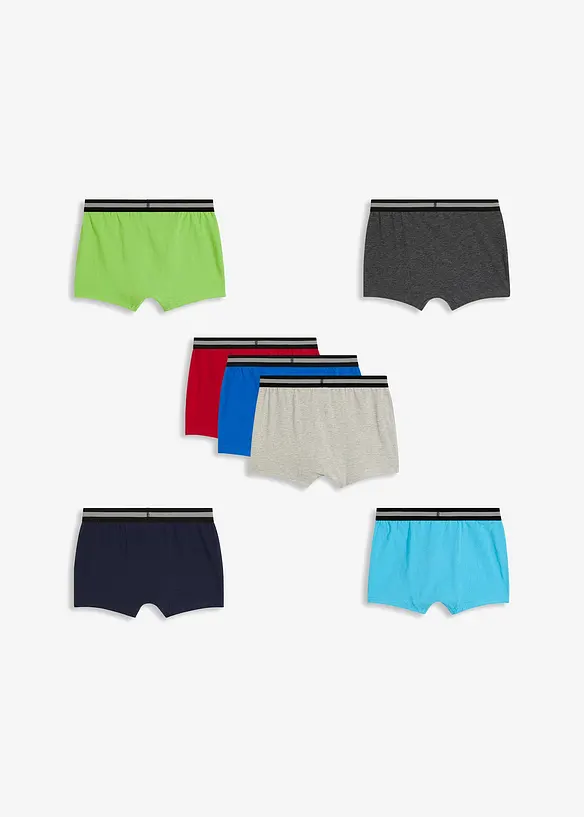Boxershorts med myk bomull (7-pack), bonprix