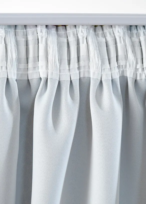 Lystett gardin med print og resirkulert polyester (1-pack), bonprix
