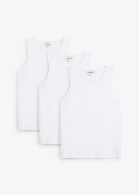 Singlet (3-pack), bonprix