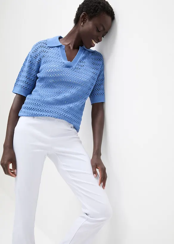 Pull on-bukse med stretch, bonprix