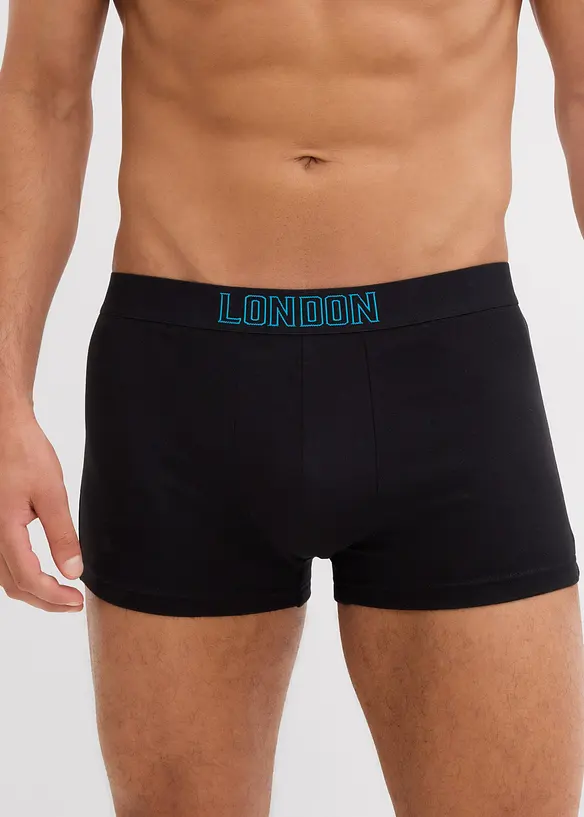 Boksershorts i ettersittende modell (5-pack), bonprix