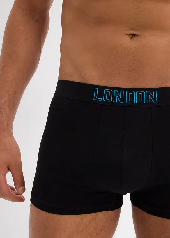 Boksershorts i ettersittende modell (5-pack), bonprix