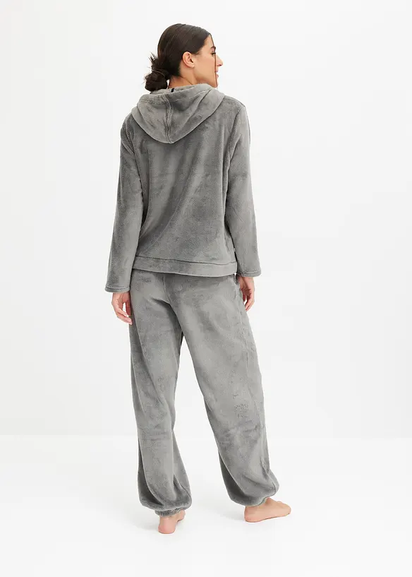 Loungewear-kosedress i myk fleece, bonprix