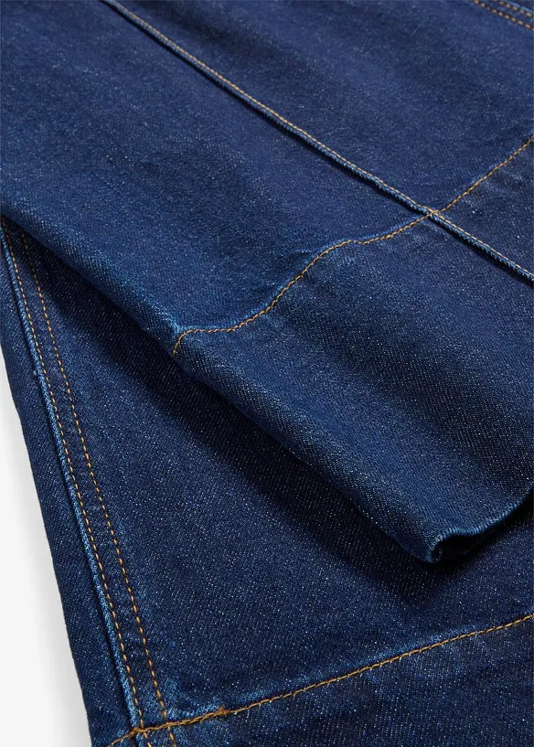 Wide Leg-jeans Mid Waist, cropped, bonprix