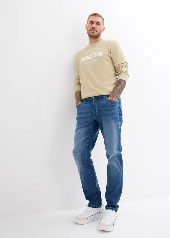 Regular Fit-jeans med stretch, Straight, bonprix