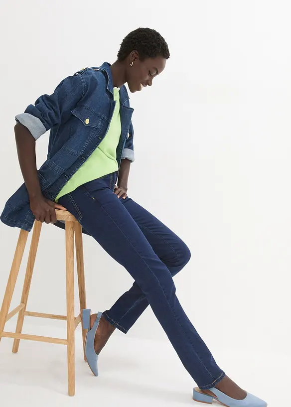 Slim Fit-jeans Mid Waist, super stretch, bonprix
